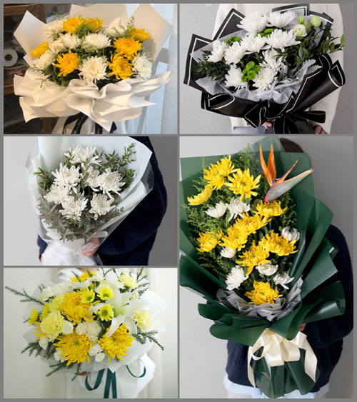 山东青岛即墨市移风店镇湍湾西南村白事花束代送
